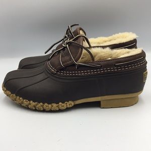 LL bean fur line hunting shoe women’s size 7